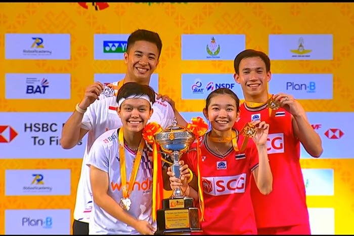 Hasil Thailand Masters 2025: Jadi Runner Up, Dejan/Fadia Tak Mudah Ditaklukkan Tuan Rumah