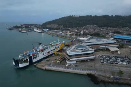 Dermaga Eksekutif Pelabuhan Merak, Kota Cilegon, Banten. (ANTARA)