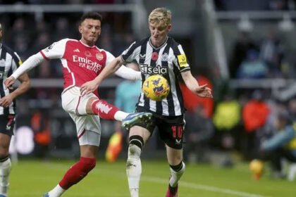 Newcastle United vs Arsenal dengan skor 2-0 pada semifinal Carabao Cup (Dok. Istimewa)