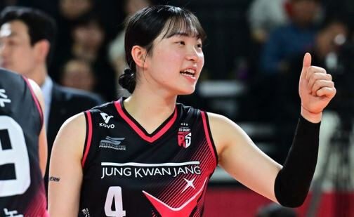 Pemain Red Sparks, Jeon Jeon Da-bin (Dok. Istimewa)