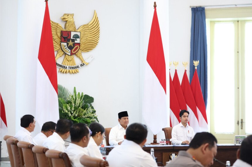 Prabowo Pimpin Sidang Perdana Dewan Pertahanan Nasional (Dok. Isimewa)