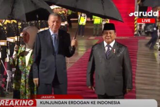 Prabowo Sambut Kedatangan Presiden Turki Erdogan di Bandara Halim Perdanakusuma (Dok. Tangkapan layar youtube Garuda Tv)
