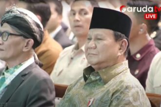 Presiden Prabowo Hadiri Resepsi Harlah ke-102 Nahdlatul Ulama di Istora Senayan (Dok. Tangkapan layar YouTube/Garuda Tv)