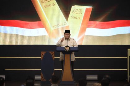 Presiden Prabowo Resmikan Layanan Bank Emas Pegadaian (Dok. Istimewa)