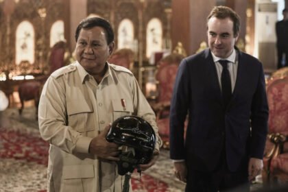 Presiden Prabowo Subianto dan Menteri Pertahanan Prancis, Sebastien Lecornu. (Dok. Istimewa)