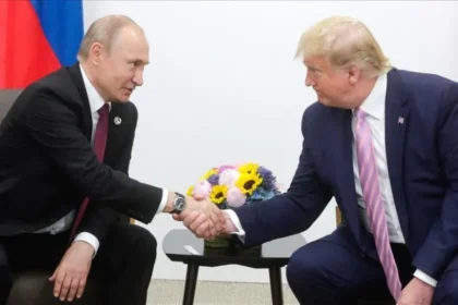 Presiden Rusia Vladimir Putin dan Presiden Amerika Serikat Donald Trump. (ANTARA)