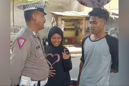 Bukan Mangga atau Asam, Ibu Hamil Ini Ngidam Ditilang Polisi!