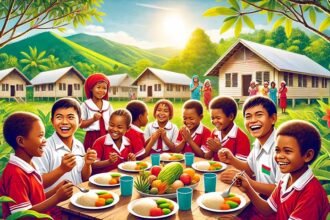 Warga Homeyo Papua Tengah Girang, Makan Bergizi Gratis: Terima Kasih Bapak Prabowo
