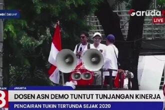 Demo Dosen ADAKSI: Tuntut Tukin yang Belum Dibayarkan Sejak 2020