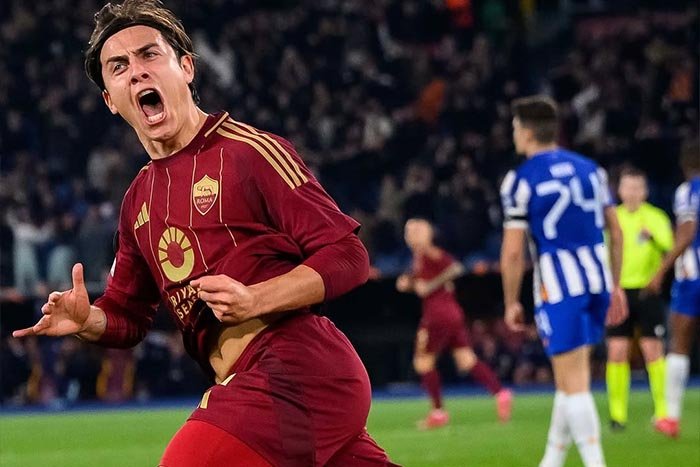 Dybala Cetak Dua Gol Spektakuler, AS Roma Singkirkan Porto ke 16 Besar Liga Eropa
