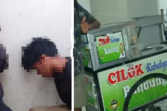 Polisi Amankan Dua Pria Diduga Curi Gerobak Cilok di Cibinong