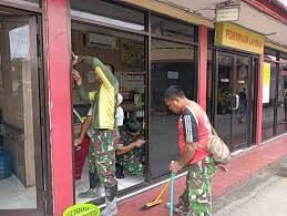 Kodam VI/Mulawarman Perbaiki Kerusakan di Mapolres Tarakan Usai Insiden Penyerangan oleh Oknum TNI