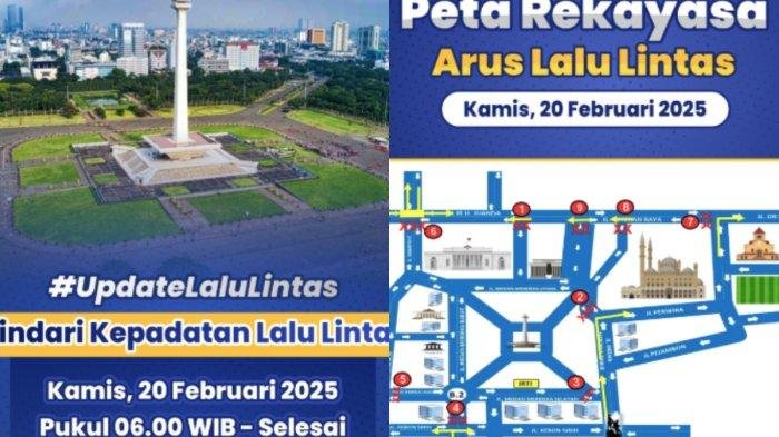 Ada Pelantikan Kepala Daerah di Istana, Hindari Kawasan Ini