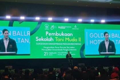 Buka Sekolah Tani Muda di Jakarta, Budisatrio Djiwandono Dorong Pemuda Garap Pertanian