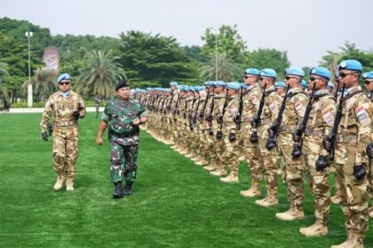 Panglima TNI Bangga Sambut Prajurit Satgas MTF Usai Tugas Perdamaian di Lebanon