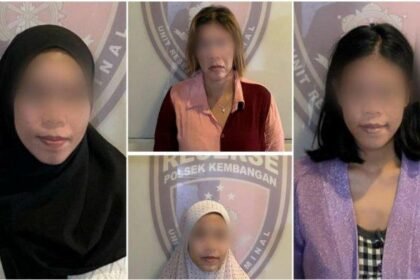 Empat Wanita Sindikat Pencurian Perhiasan Anak-anak Ditangkap di Jakarta Barat
