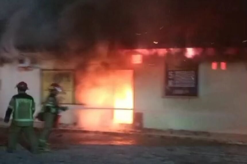 Mapolsek Helvetia Diamuk Si Jago Merah Jelang Subuh, Dua Ruang Ludes Terbakar