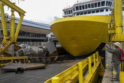 Ilustrasi Kapal Tabrak Dermaga Eksekutif Pelabuhan Merak (Dok. Istimewa)