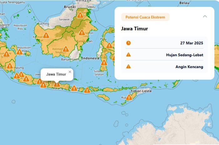 Siaga Cuaca Ekstrem di Tapal Kuda Jatim Jelang Mudik Lebaran 2025