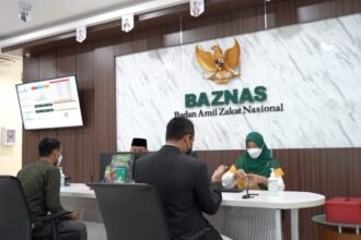 Ilustrasi Pembayaran Zakat (Baznas)