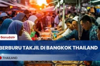 Muslim di Bangkok Thailand Berburu Makanan Takjil Halal (YouTube/Garuda TV)