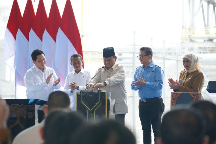 Prabowo Resmikan Pabrik Emas Freeport di Gresik: Kita Tak Hanya akan Jual Bahan Baku (Dok. Istimewa)