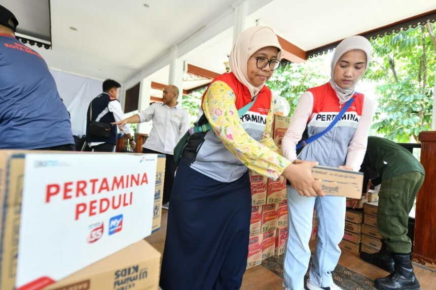 Pertamina Peduli Salurkan Bantuan untuk Warga Terdampak Banjir di Bekasi