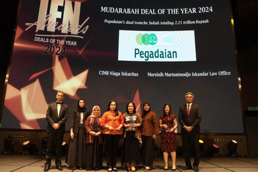 Pegadaian Raih IFN Global Awards 2024 atas Keberhasilan Penerbitan Sukuk