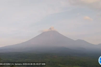 Erupsi gunung semeru (ANTARA)