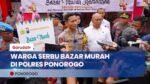 Bazar Sembako Murah Polres Ponorogo Diserbu Warga, 1500 Paket Ludes! (YouTube/Garuda TV)