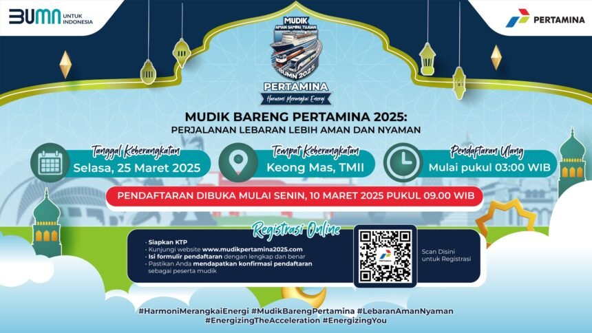 Pertamina Siapkan 5000 Kursi untuk Mudik Gratis 2025, Begini Cara Daftarnya!