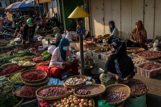 Ilustrasi Pasar di Indonesia (Gettyimages)