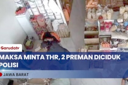 Maksa Minta THR ke Karyawan Toko, 2 Preman Diciduk Polisi