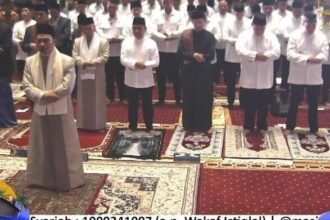 Momen Presiden Prabowo Salat Id di Masjid Istiqlal (Dok. Photo IST)