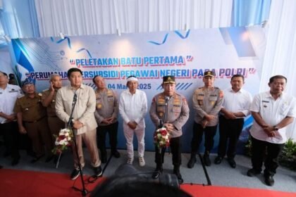 Kapolri Resmikan Groundbreaking Rumah Subsidi Polri, Target 100.000 Unit di 2025