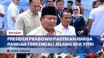 Presiden Prabowo Tegaskan Kesiapan Pemerintah Jaga Stabilitas Harga Pangan dan Kelancaran Mudik
