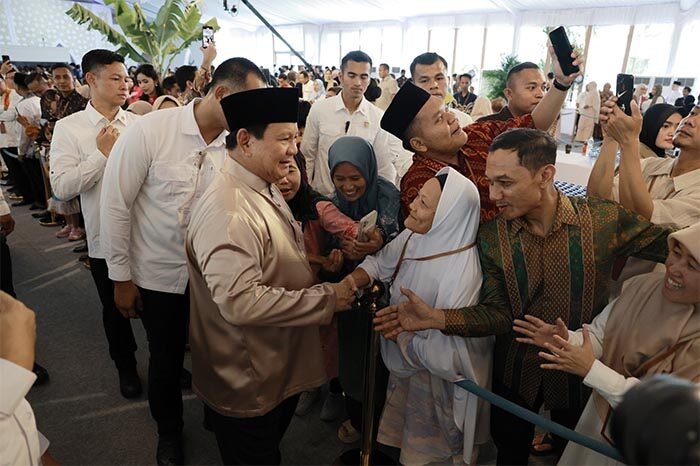Halal Bihalal dengan Presiden Prabowo di Istana, Warga Ucapkan Terima Kasih untuk MBG