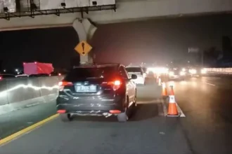 Contraflow di Tol Japek arah Jakarta (Dok. Jasa Marga)