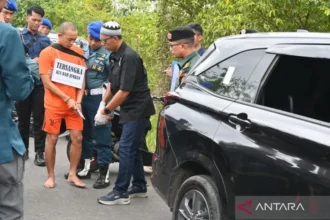 Proses rekonstruksi adegan pembunuhan Jurnalis Juwita (ANTARA)