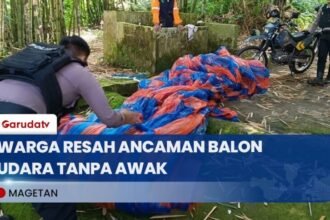 Balon Udara Tanpa Awak Resahkan Warga Magetan, Sebabkan Listrik Padam (YouTube/Garuda TV)
