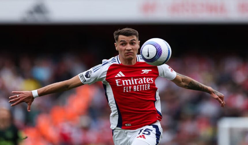 Jakub Kiwior, bek Arsenal (Dok. AFP)