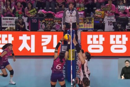 Pink Spiders vs Red Sparks pada final V League 2024-2025 (Dok. Istimewa)