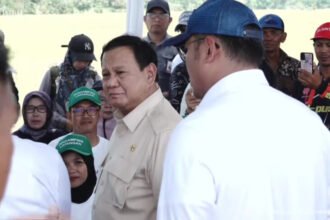 Presiden Prabowo hadiri panen raya padi di Majalengka (Tangkapan Layar Sekretariat Presiden)