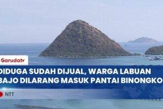 Warga Labuan Bajo Dilarang Masuk Pantai Binongko Sudah Dijual ke Perorangan? (YouTube/Garuda TV)