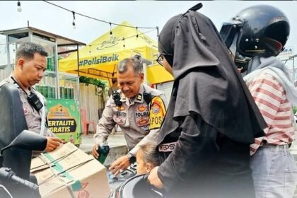 Aksi Humanis Polri di Arus Mudik Lebaran 2025: Tambal Ban dan BBM Gratis untuk Pemudik