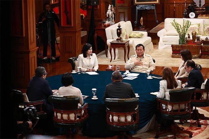 Tanpa Sensor! Presiden Prabowo Jawab Tuntas Pertanyaan Jurnalis Soal Demo dan UU TNI