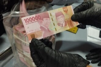 Uang palsu yang disita di pabrik Bubulak, Kota Bogor (Sumber: Detikcom)