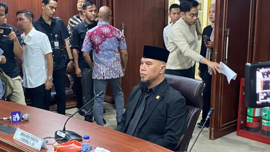 Ahmad Dhani di sidang MKD (Dok. Istimewa)