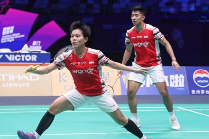 Dejan Ferdinansyah/Siti Fadia Silva Ramadhanti, Ganda campuran Indonesia, tersisih pada babak pertama Thailand Open 2025 (Dok. Istimewa)
