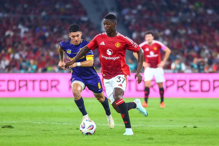 Pertandingan ASEAN All-Stars Vs Manchester United pada laga ekshibisi, di Stadion Bukit Jalil, Malaysia, Rabu (28/5/2025) (Dok. Istimewa)